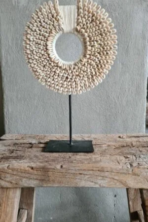 Kauri schelpenketting rond klein