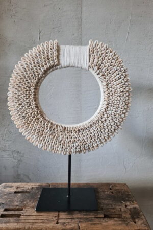 Kauri rond groot schelpenketting