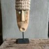Masker met schelpjes, naturel