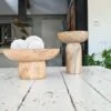 Schaal op voet naturel laag - Afbeelding 2