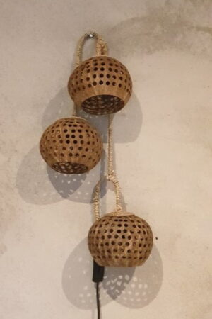 Lichtsnoer met 3 kokosnoten