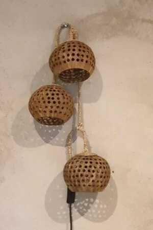 Lichtsnoer met 3 kokosnoten