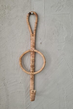 Bamboe kapstok 1 haak