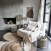 Raffia rond zwart op standaard M - Afbeelding 4
