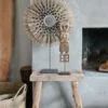 Raffia rond zwart op standaard M - Afbeelding 2