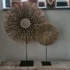 Raffia rond zwart op standaard M - Afbeelding 3