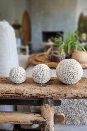 Kauri shell set van 3 bollen