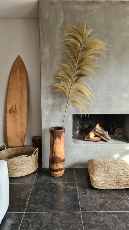Boho vaas naturel color L - Afbeelding 4