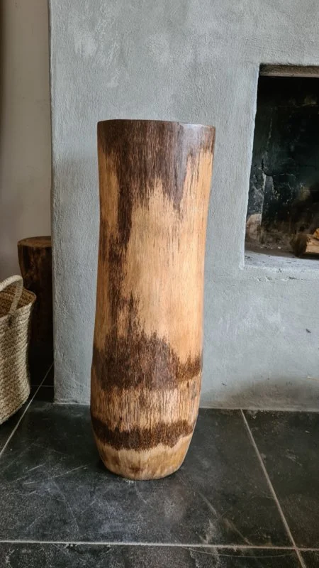 Boho vaas naturel color L - Afbeelding 3