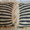 Raffia kussen blenda/black - Afbeelding 2
