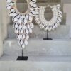 Witte tijgerschelp kraagketting - Afbeelding 2