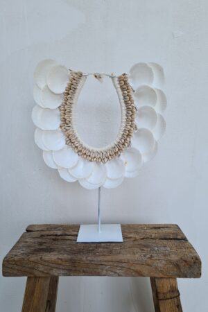 Schelpenketting white angel