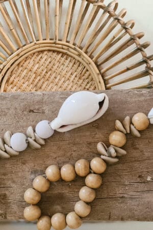 Deurhanger witte schelp naturel