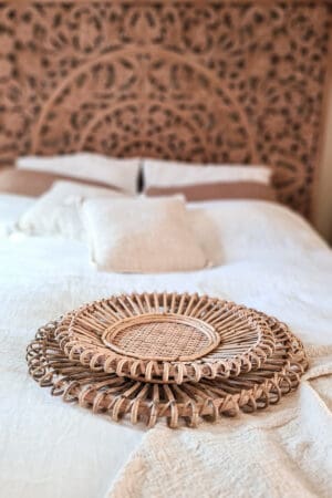 Bamboe schaal L 50 cm