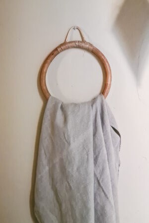 Bamboe handdoekring