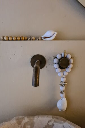 Deurhanger witte schelp white