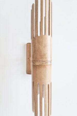 Wandlamp up&down bamboe