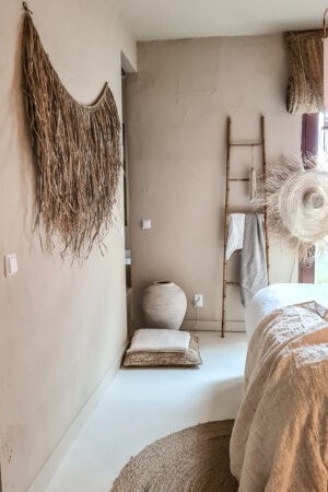 Raffia muurhanger 150 cm