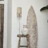 Rotan wandlamp smal eenvoud - Afbeelding 2