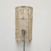 Rotan wandlamp smal eenvoud