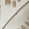 Rotan wandlamp smal eenvoud - Afbeelding 3